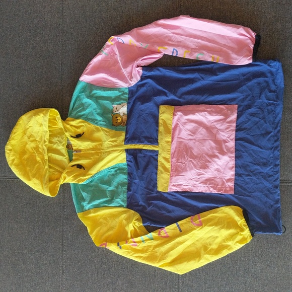 NWOT RIPNDIP Teddy Fresh Packable Anorak Jacket Windbreaker - Picture 2 of 16